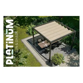 Siena Garden Faltsonnensegel Coolfit ¦ braun ¦ Maße (cm): B: 290 H: 1