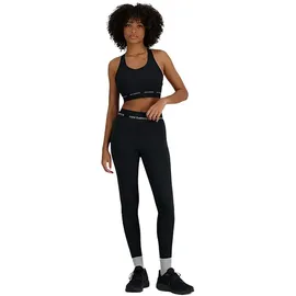 New Balance sleek medium support sports bra schwarz - L