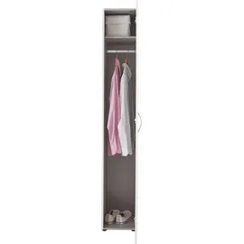 WIMEX Drehtürenschrank Multiraumkonzept 30 x 185 x 54 cm Weiß