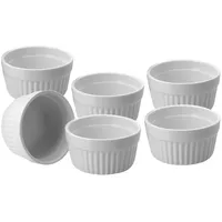 Spetebo Creme Brulee Schälchen Weiß 6-tlg.