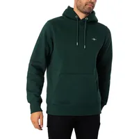 GANT Herren Reg Shield Hoodie Kapuzenpullover, Tartan Green, XL