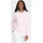 adidas Damen, Essentials LINEAR FRENCH Terry Hoodie Sweatshirt, Clear pink/White, XXL