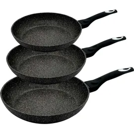 Klausberg Pfannen-Set 3-tlg. 20 cm + 24 cm + 28 cm