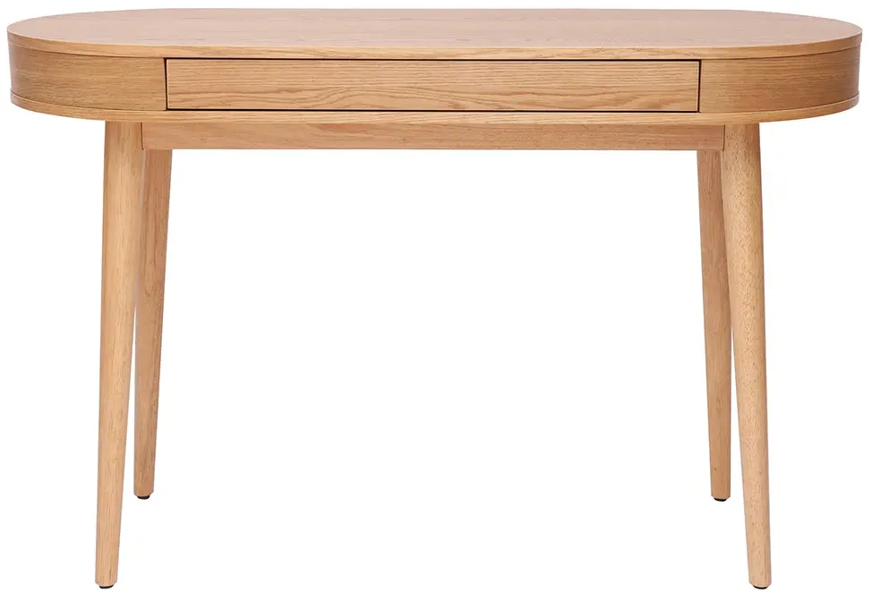 Bureau avec tiroir en bois clair L120 cm JUDITH