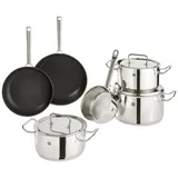 Zwilling Twin Classic Topf-Set 6-tlg. 2 x Kochtopf + 2 x Bratpfanne + Stielkasserolle + Bratentopf