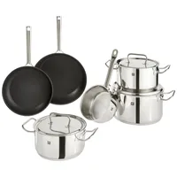 Zwilling Twin Classic Topf-Set 6-tlg. 2 x Kochtopf + 2 x Bratpfanne + Stielkasserolle + Bratentopf