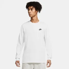 Nike Sportswear Club Langarm-T-Shirt Herren White/Black L