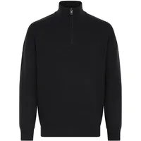 !Solid Troyer SDFinnet", Herren, Gr. XXL, schwarz (true schwarz), Obermaterial: 70% Baumwolle CO recyc.. 30% Polyester Pol. recyc.., Pullover Troyer