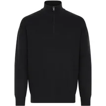 !Solid Troyer SDFinnet", Herren, Gr. XXL, schwarz (true schwarz), Obermaterial: 70% Baumwolle CO recyc.. 30% Polyester Pol. recyc.., Pullover Troyer