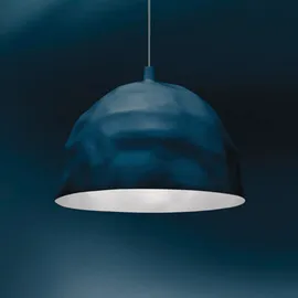 Foscarini Bump 1-flg. 38 cm blau Kunststoff
