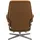 Stressless Relaxsessel STRESSLESS "Sunrise", braun (new caramel), B:83cm H:105cm T:74cm, Sessel, Relaxsessel, mit Cross Base, Größe S, M & L, Holzakzent Eiche