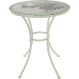 Hti-Living Gartentisch 57 x 57 x 68 cm Weiß