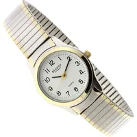 REGENT Damen Analog Quarz mit Edelstahl-Zugband Bicolor 7565.09.99