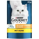 Purina GOURMET Perle Erlesene Streifen Katzenfutter nass, mit Huhn, 24er Pack (24 x 85g)