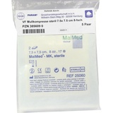 PARAM MULLKOMPRESSEN STERIL 7.5X7.5 8F