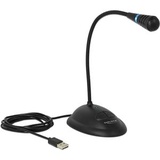 DeLOCK USB Schwanenhals Mikrofon mit Standfuß (65871)