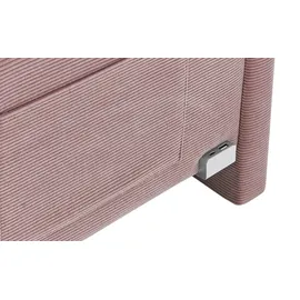 Sofa.de Polsterbettgestell mit USB-Anschluss ¦ rosa/pink ¦ Maße (cm): B: 100 H: 90