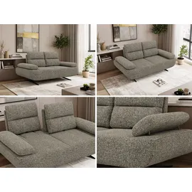 MKS 2-SITZER SOFA SORAE - Grau Stukture