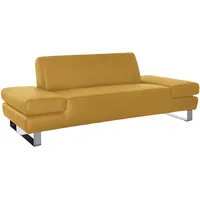 W.Schillig 2-Sitzer »taboo Designsofa mit hohem Sitzkomfort«, mit Normaltiefe, inklusive Armlehnenverstellung gelb