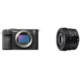 Sony Alpha 7C II | Spiegellose Vollformatkamera mit SEL50F25G (kompakt, 33 MP, Echtzeit-Autofokus, 10 BPS, 4K Video, neigbarer LCD-Touchscreen) Schwarz