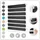 Lichtblick Duo Rollo / Doppelrollo Klemmfix 90 x 150 cm anthrazit