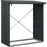 Hörmann Kaminholzregal Elegant Typ 2 Metall 181 x 103 x 198 cm anthrazit
