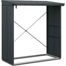 Hörmann Kaminholzregal Elegant Typ 2 Metall 181 x 103 x 198 cm anthrazit