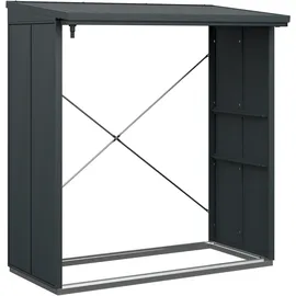 Hörmann Kaminholzregal Elegant Typ 2 Metall 181 x 103 x 198 cm anthrazit
