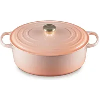 Le Creuset Signature Bräter 31 cm oval bleu riviera