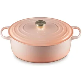 Le Creuset Signature Bräter 31 cm oval bleu riviera