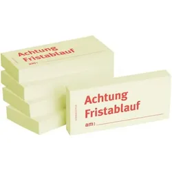 Haftnotiz Achtung Fristablauf 5 Stück