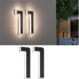 Paulmann Hausnummernleuchte 11 Schwarz