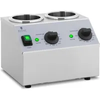 Royal Catering Saucenwärmer 2 x 1 L Bedienfeld oben - Saucenspender