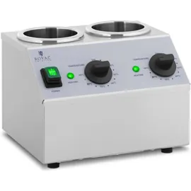 Royal Catering Saucenwärmer 2 x 1 L Bedienfeld oben - Saucenspender