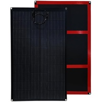 110W 12V Solarpanel Flexibel Monokristallines Solarpanel, Solarmodul mit Ladekabel für Wohnmobil Auto Boot 12V Batterien