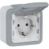 Legrand Schuko-Steckdose 1-fach Grau 1 St.