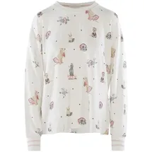 PJ Salvage Let's Dance Pyjamaoberteil Weiß XS