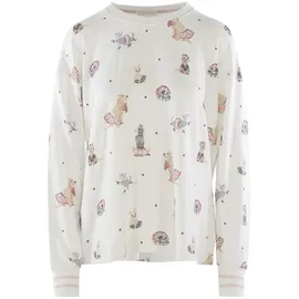 PJ Salvage Let's Dance Pyjamaoberteil Weiß XS