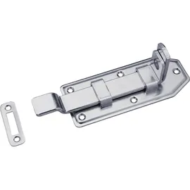 DENI Querriegel gekröpft mit Schließblech Platte 100 x 50 mm verzinkt