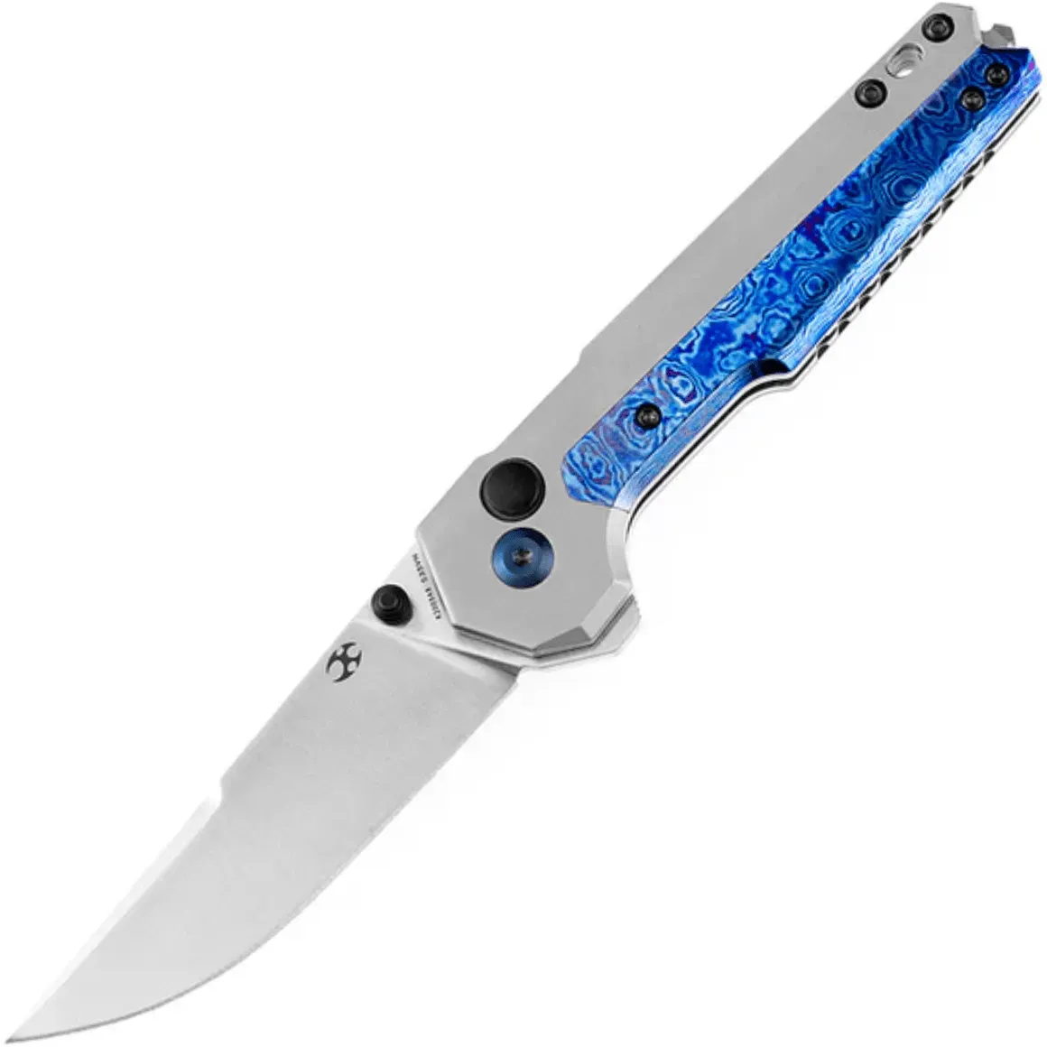 Kansept EDC Tac Satin  S35VN Timascus+ Titanium Inlay K2009A8