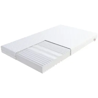 Fdm Matratze 80x200 cm COMFORT DUO Kaltschaummatratze 7 Zonen H3 H4 HR-Schaum 12 cm mit waschbarem Premium Bezug