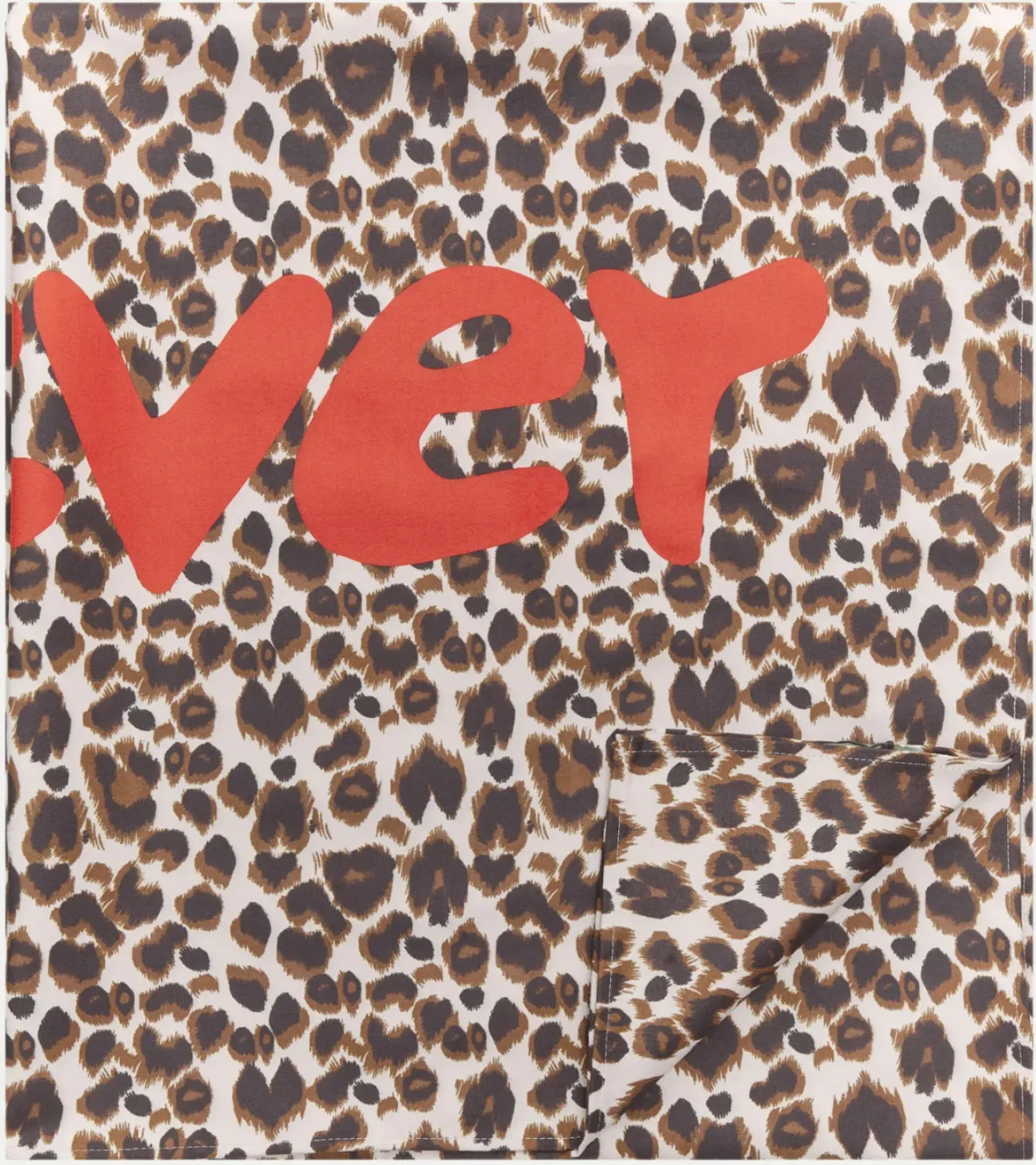 Handtuch mit Animal-Print Mehrfarbig 90X200CM