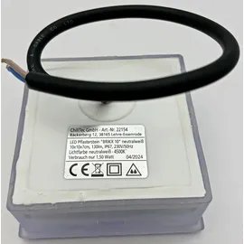 ChiliTec BRIKX 10 Pflasterstein 10 x 10 x 7 cm neutralweiß