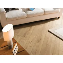 Krono Original Laminat Atlantic 8 (Sundance Oak, Landhausdiele, 1.285 x 192 x 8 mm)