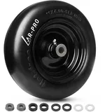 AR-PRO 11 x 4,00-5 flache Vorderreifen und Rad für Aufsitzrasenmäher, Zero Turn Rasenmäher, rasenfreundlicher, solider glatter Profilreifen mit 8,6 cm zentrierter Nabe, 1,9 cm Buchsen extra 1,6 cm (5