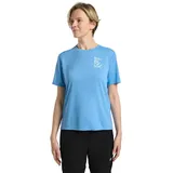 Jack Wolfskin Vonnan Graphic Kurzarm-t-shirt - Explore Mid Blue - L