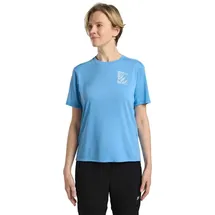 Jack Wolfskin Vonnan Graphic Kurzarm-t-shirt - Explore Mid Blue - L