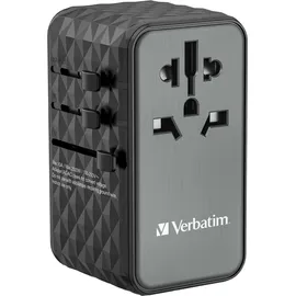 Verbatim UTA-06 GaN-Ladeadapter schwarz, 100 W