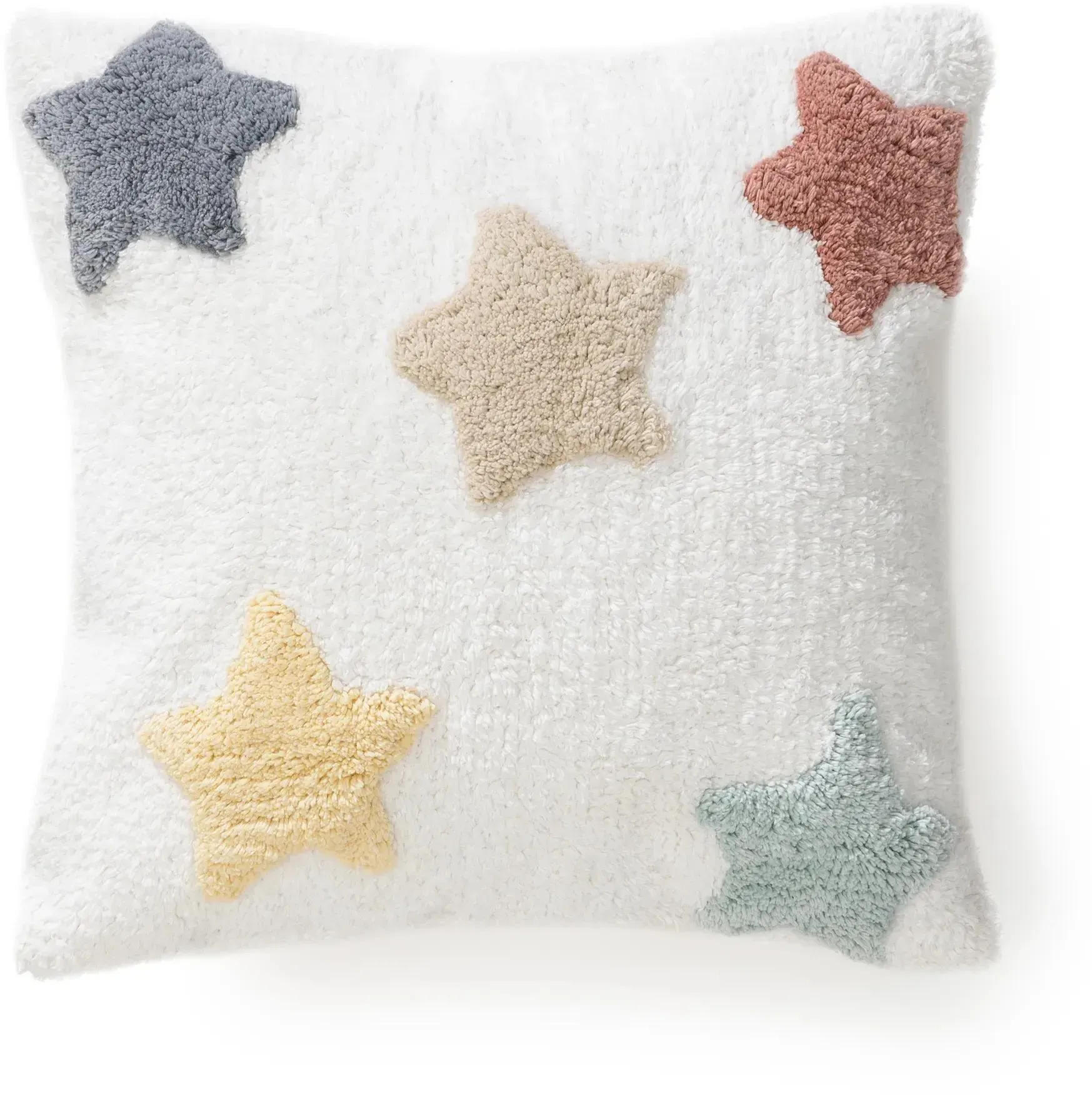 Lytte Kissenbezug Stars Multicolor 45x45 cm - Teppich mit Sternen