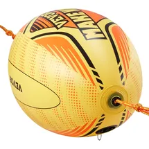 Vevor Booster Ball Towable Tube Rope Performance Ball, Aufblasbare Bälle aus verdicktem PVC für Bootfahren und Wassersport – mit Seil mit hoher Zugfestigkeit und Geschwindigkeits-Sicherheitsventil